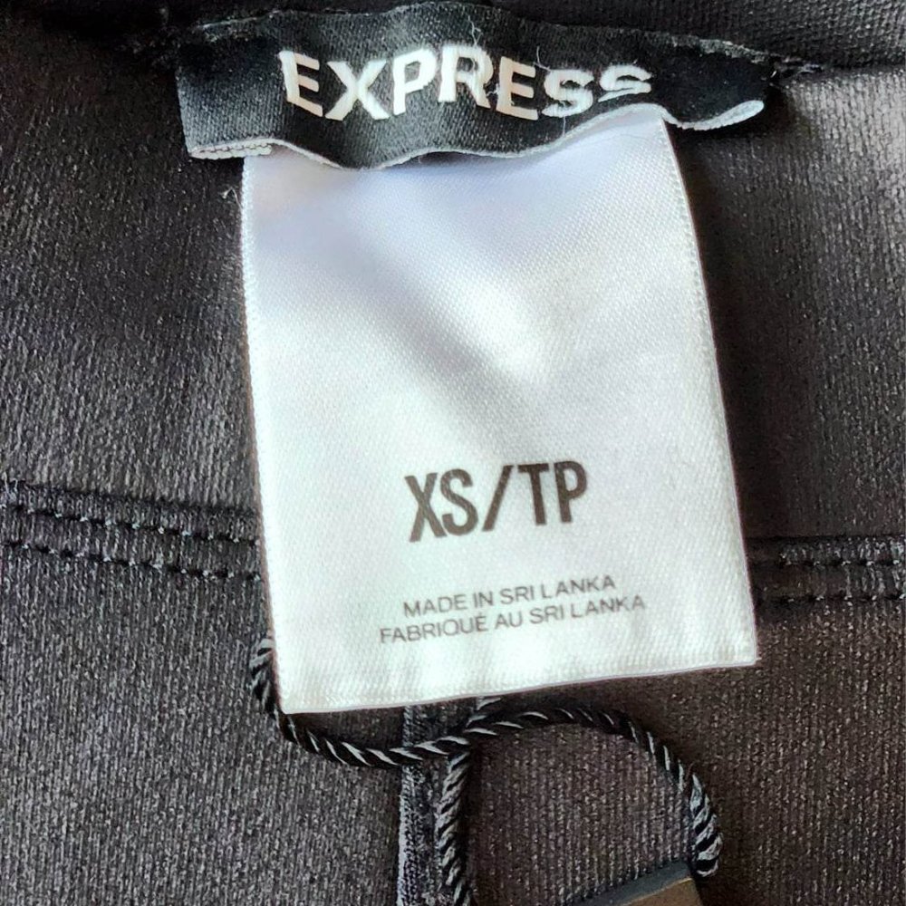 Express faux leather leggings, XS, BLK